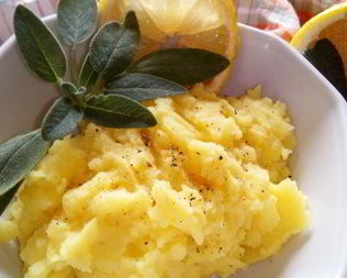 Ароматно-пряное пюре с шалфеем и лимоном