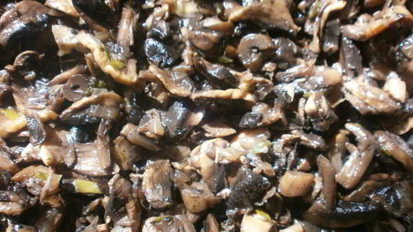 блинная лапша с грибами