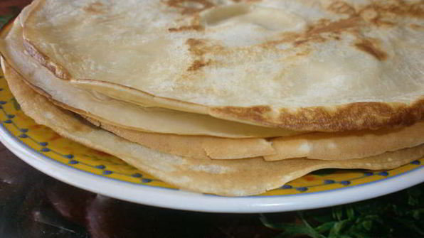 блинная лапша с грибами