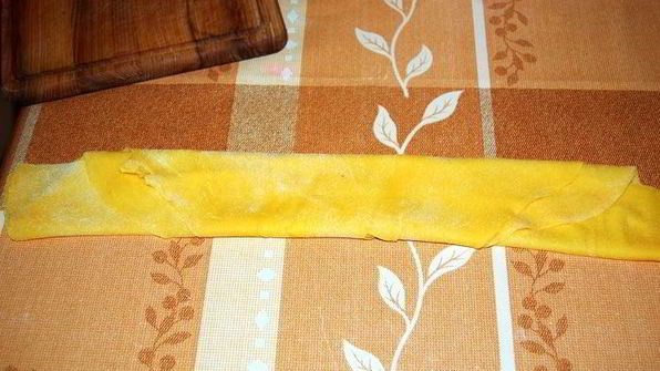 домашняя яичная лапша