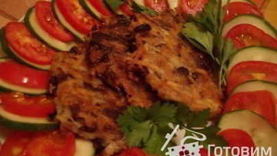 Драники с грибами