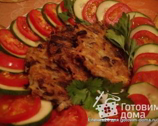 Драники с грибами