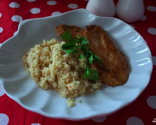 Гарнир диетический с курицей