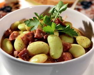 Гарнир из бобовых