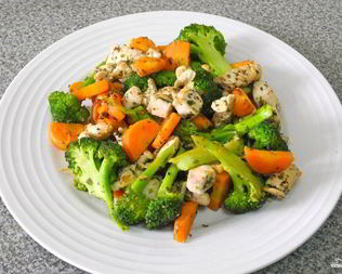 Гарнир из брокколи