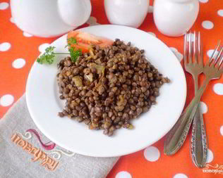 Гарнир из чечевицы