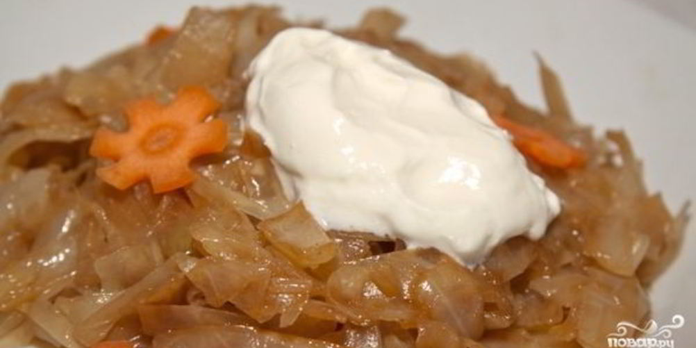 Рецепт гарнир из капусты