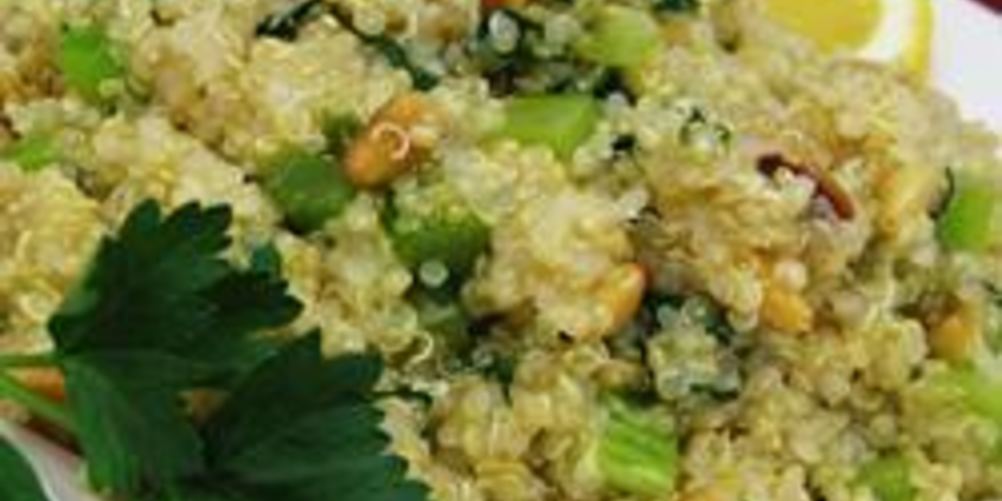 Рецепт гарнир из кинвы с сельдереем