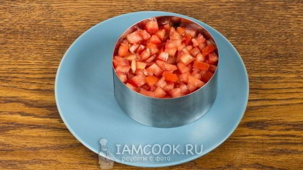 гарнир из кускуса с помидором