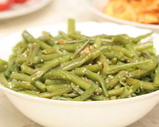 Гарнир из стручковой фасоли