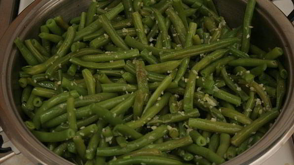 гарнир из стручковой фасоли