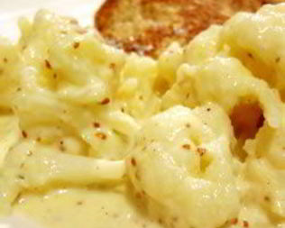 Гарнир из цветной капусты в микроволновке