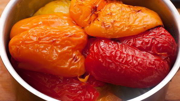 гарнир из запеченных перцев