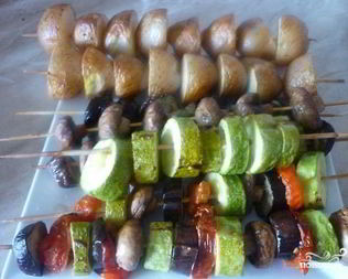 Гарнир к мясу в духовке