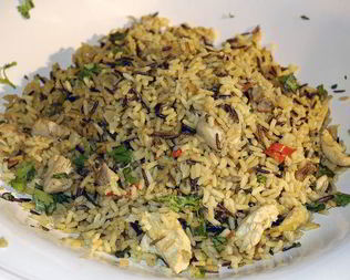 Ароматный рис с цыпленком