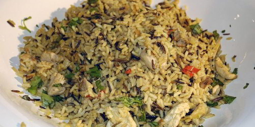 Рецепт ароматный рис с цыпленком