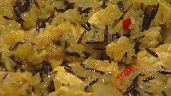 ароматный рис с цыпленком