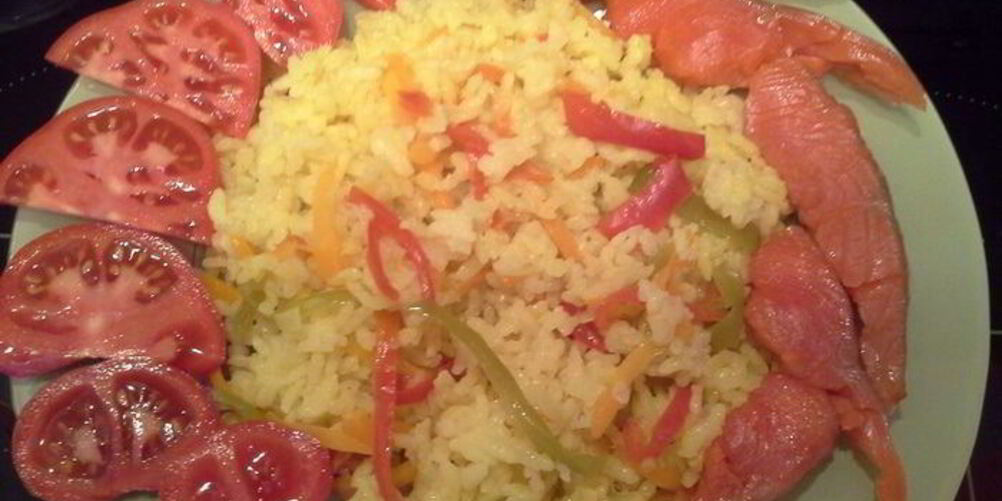 Рецепт быстрый рис с овощами