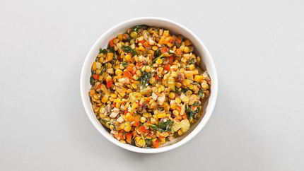 Чечевица с овощами