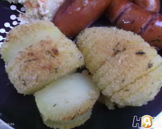 Картофель Hasselback