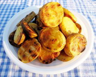 Картофель на мангале