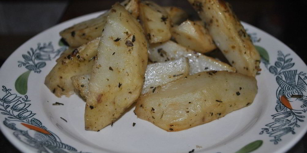 Рецепт картофель по-деревенски с итальянскими травами