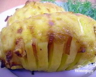 Картофель с грудинкой