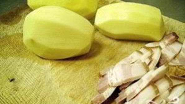 картофель с грудинкой