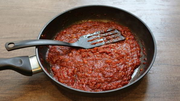 картофель с мясом на шпажках