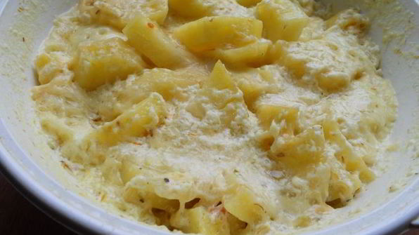 картофель с сыром в микроволновке