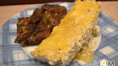 Картофель со сливками и сыром