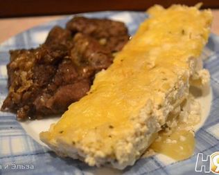 Картофель со сливками и сыром