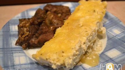 Картофель со сливками и сыром