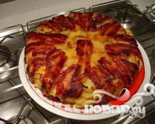 Картофель в беконе