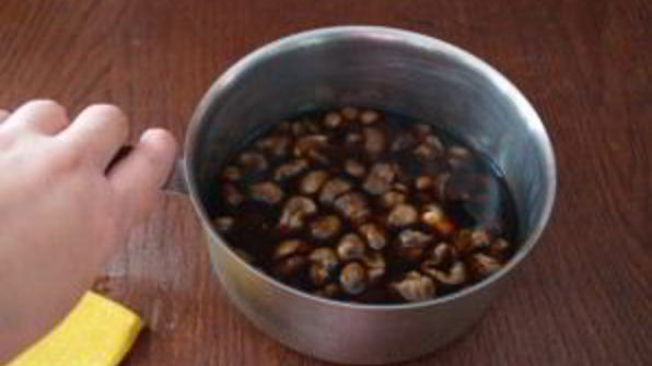 картофель в духовке с белыми грибами и беконом