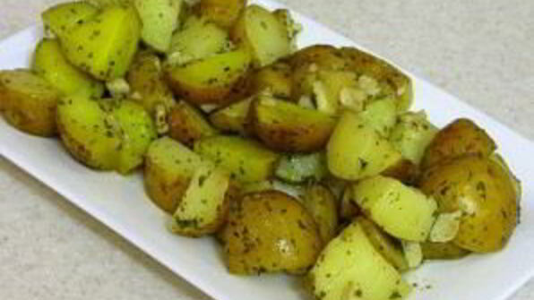 картофель в рукаве в духовке