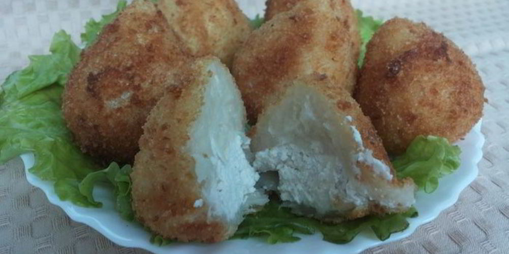 Рецепт картофельные крокеты с куриной начинкой