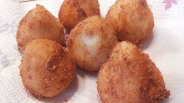 картофельные крокеты с куриной начинкой