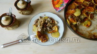 Картошка с мясом в духовке