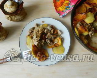 Картошка с мясом в духовке