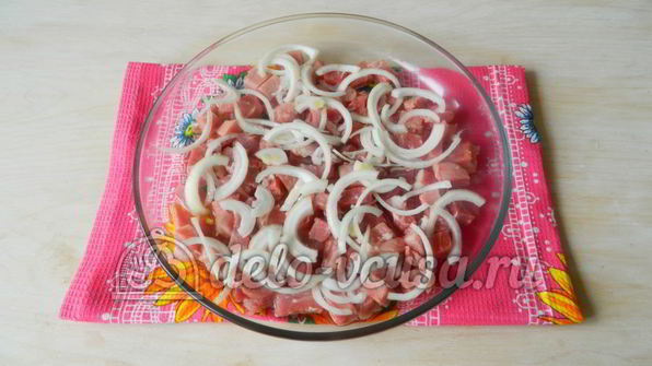 картошка с мясом в духовке