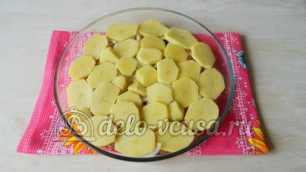 картошка с мясом в духовке