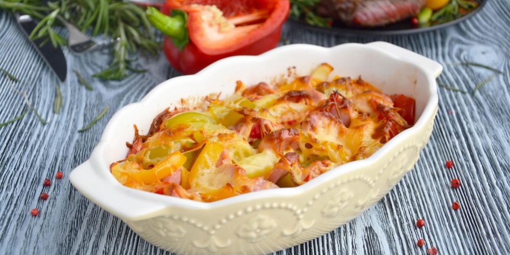 Рецепт картошка с сосисками в духовке