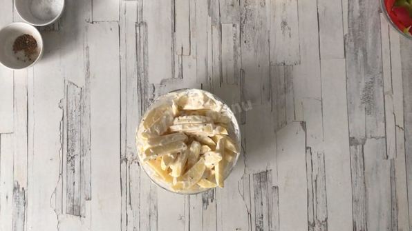 картошка с сосисками в духовке