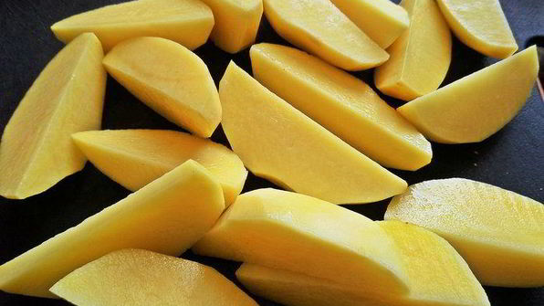 лимонный картофель с луком