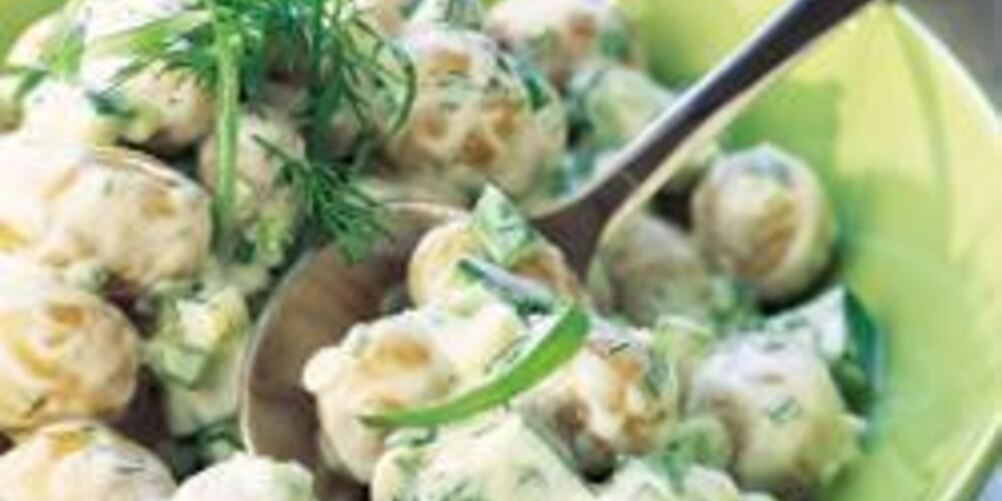 Рецепт молодой картофель со сметаной и зеленью