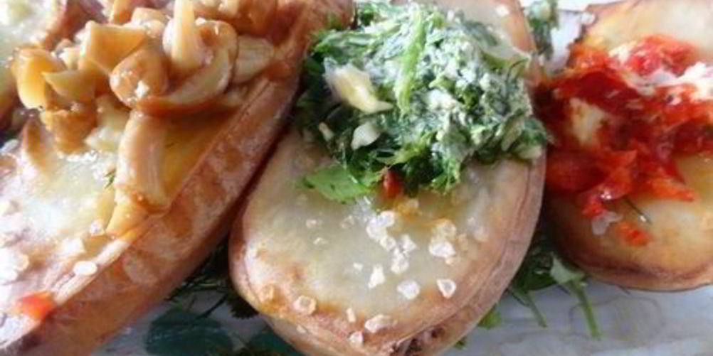 Рецепт печеный картофель с начинками