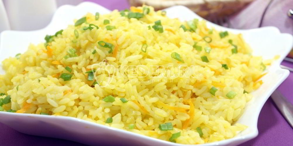 Рецепт рис на гарнир солнечный