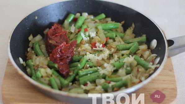 рис с фасолью в томате