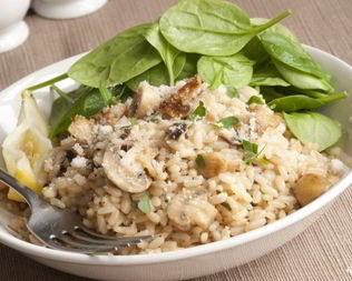 Рис с грибами в мультиварке